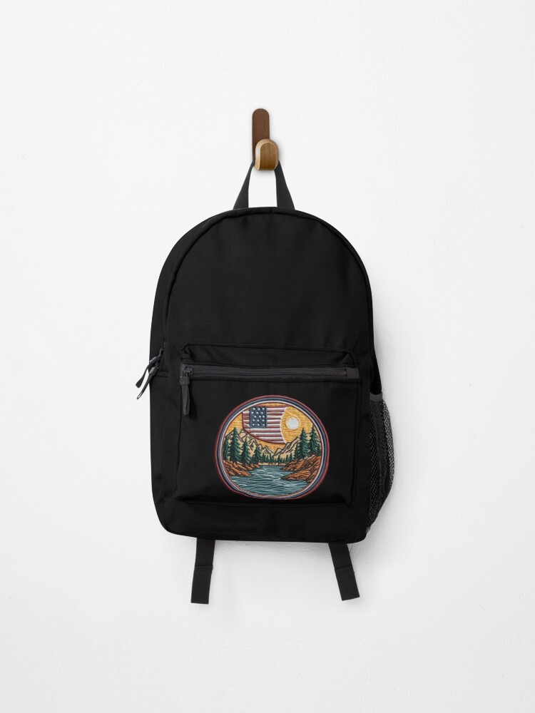 Thumbnail 1 of 3, Backpack, Pictured Rocks - Nature lovers'  view designed and sold by Master-Print.