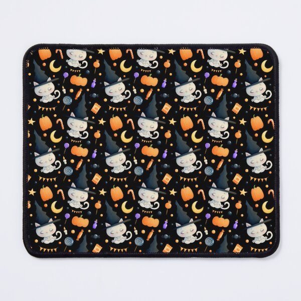 Item preview, Animals Yoga - Yoga Cat wearing a witch's hat designed and sold by mamacub.
