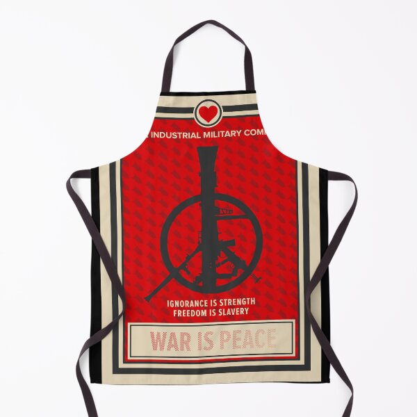 Item preview, War Is Peace: George Orwell Tribute - Artistic Statement Against Media Manipulation and Militarization designed and sold by Boogosh.