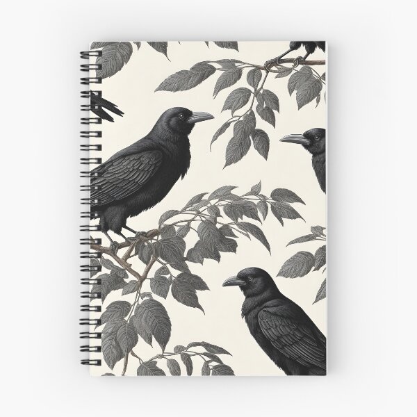 Item preview, Raven pattern designed and sold by Edith Leyster.