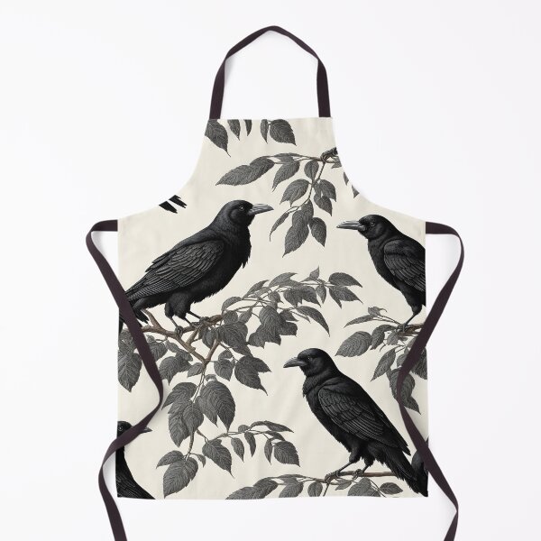 Item preview, Raven pattern designed and sold by Edith Leyster.