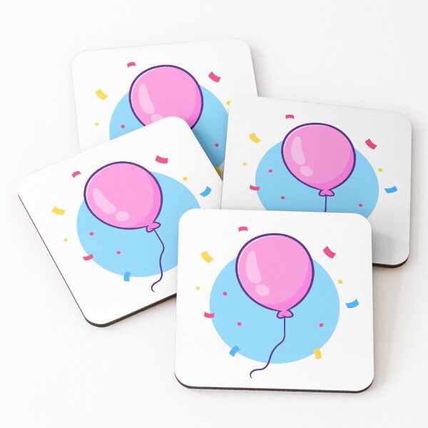 Item preview, Cute Birthday Balloon Party Cartoon Vector Icon Illustration designed and sold by hjian8219.