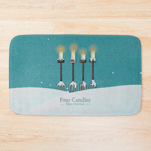 Item preview, 4 Candles Funny Christmas Design designed and sold by anniemarr.