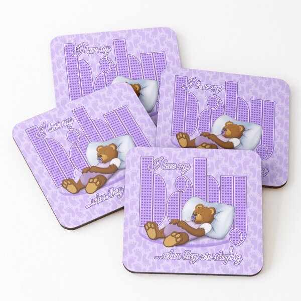Item preview, I Love My Baby (When They Are Sleeping) - Lilac designed and sold by ifourdezign.