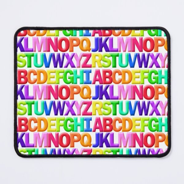 Item preview, The English Alphabet In A Rainbow designed and sold by BeeCeeDeeTee.