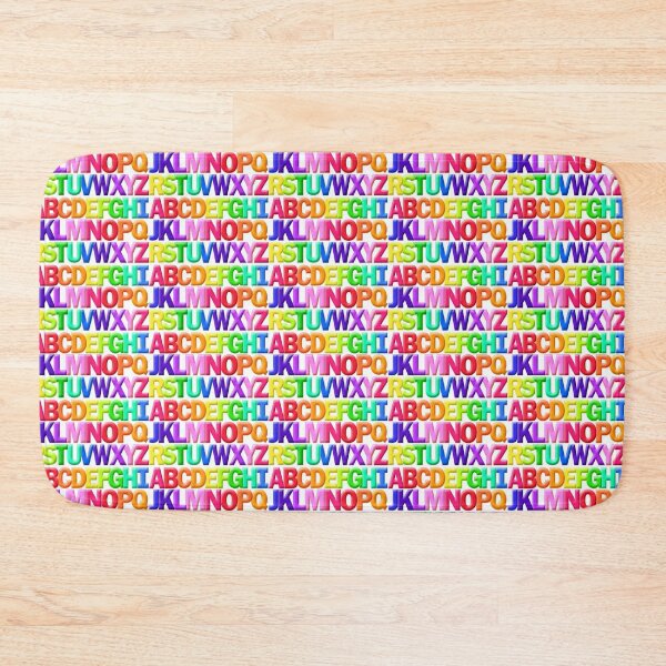 Item preview, The English Alphabet In A Rainbow designed and sold by BeeCeeDeeTee.