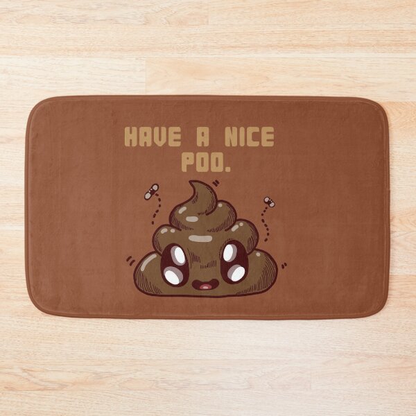 Item preview, Have a nice pooo. kawaii emoji cartoon designed and sold by La Loca.