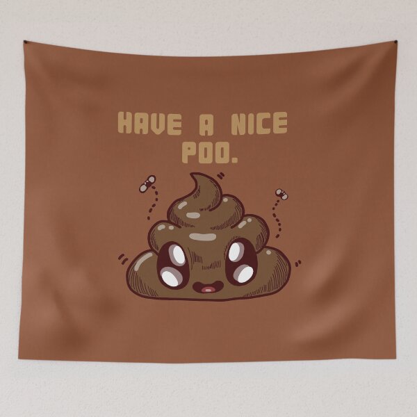 Item preview, Have a nice pooo. kawaii emoji cartoon designed and sold by La Loca.