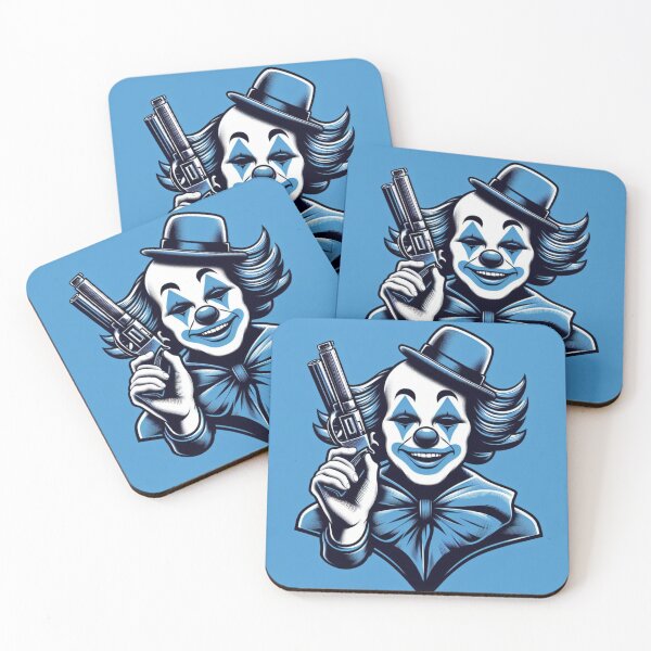 Item preview, report clown in blue color designed and sold by storeofmylOVE.