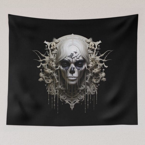 Item preview, Scarry abstract portrait  designed and sold by TraceDessiner.