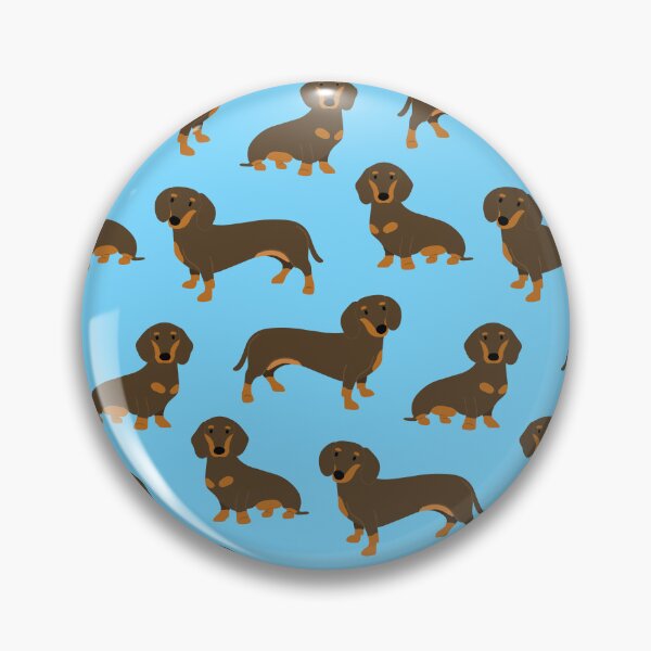 Item preview, Perro Dachshund en azul designed and sold by Nickwilljack.
