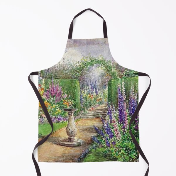 Item preview, Garden with Sundial Borders and Hedges designed and sold by tomorrowsart.