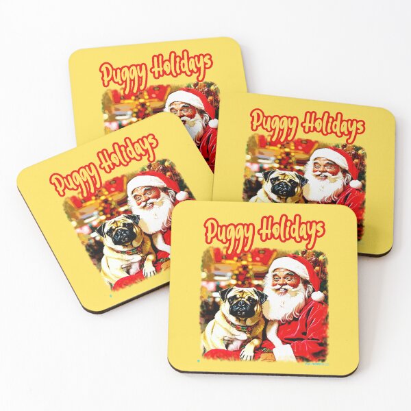 Item preview, Pug HAPPY HOLIDAYS 34 PUGGY HOLIDAYS designed and sold by RedBluffTraders.