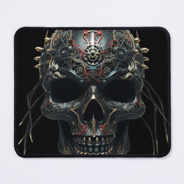 Item preview, Futuristic skull designed and sold by TraceDessiner.