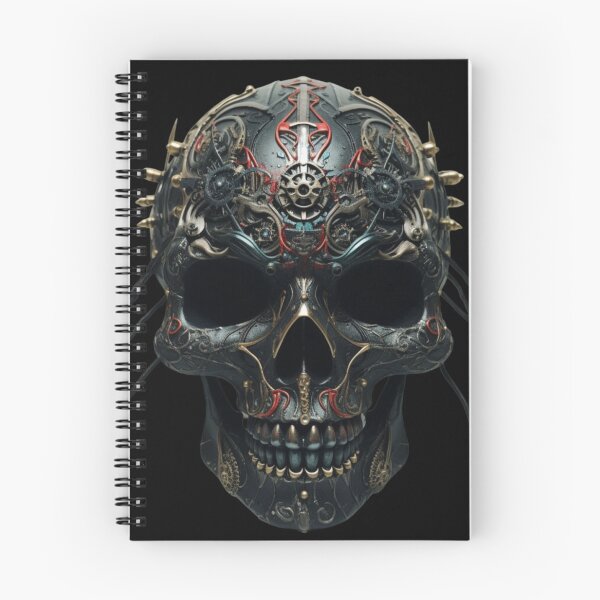 Item preview, Futuristic skull designed and sold by TraceDessiner.