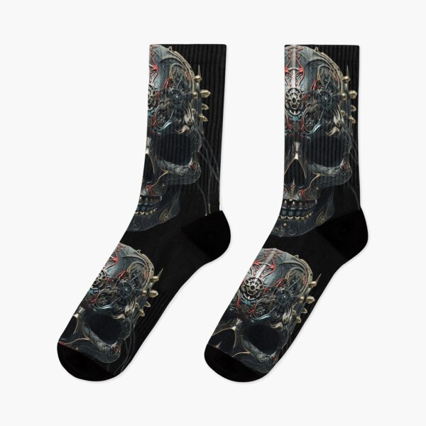 Item preview, Futuristic skull designed and sold by TraceDessiner.