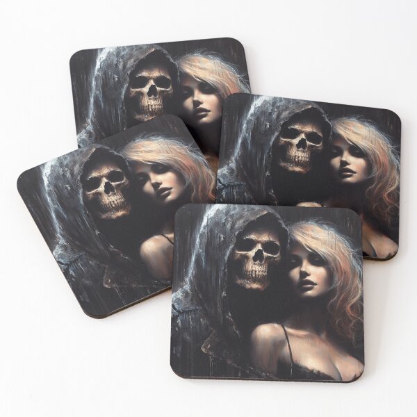 Item preview, Acryl Woman and Skull designed and sold by smifos.