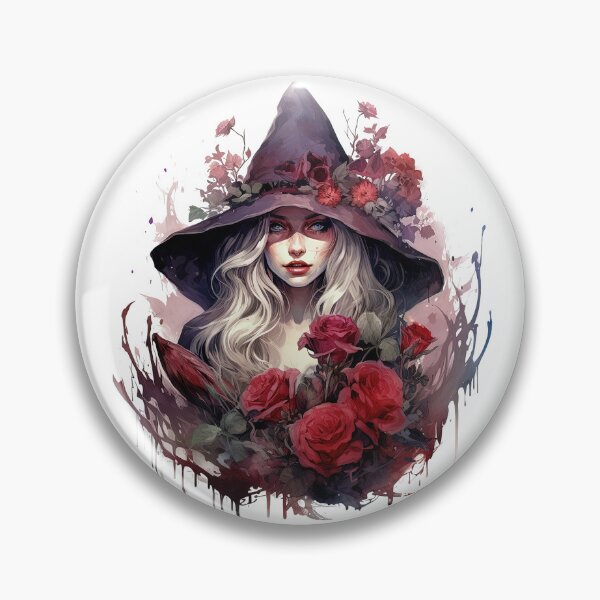 Item preview, Watercolor OxBlood Witch's tools designed and sold by Mandayartstudio.