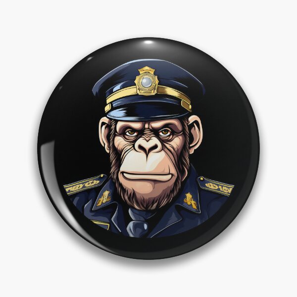 Item preview, Chimpanzee police officer designed and sold by Soulskier.