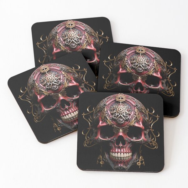 Item preview, Futuristic skull designed and sold by TraceDessiner.