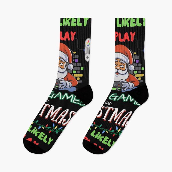 Item preview, Most Likely to Play Video Games on Christmas Xmas designed and sold by BiPieZ-Store.