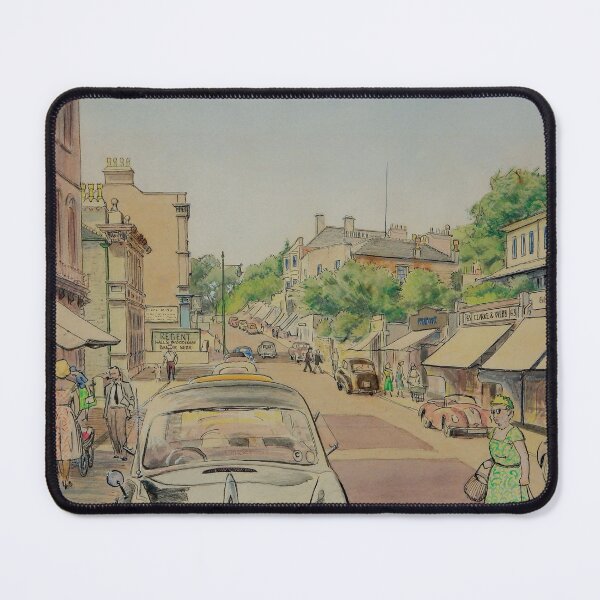 Item preview, Hill Road Clevedon 1957 - Harold Bird designed and sold by CloneDigitalArt.