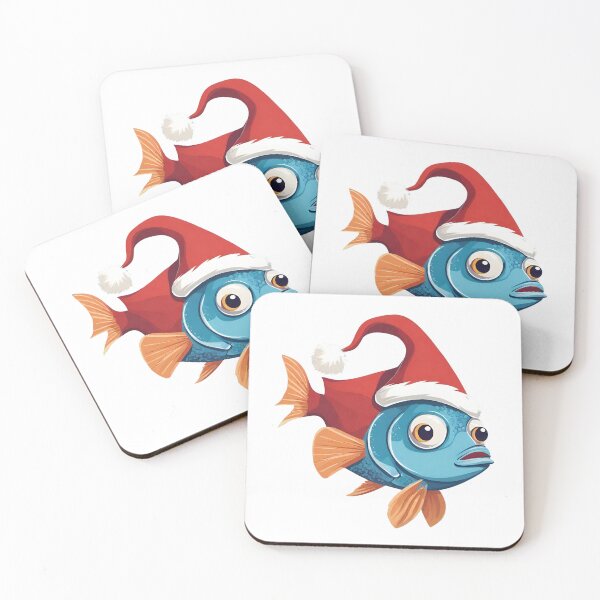 Item preview, Funny Christmas Fish  designed and sold by silviaol.