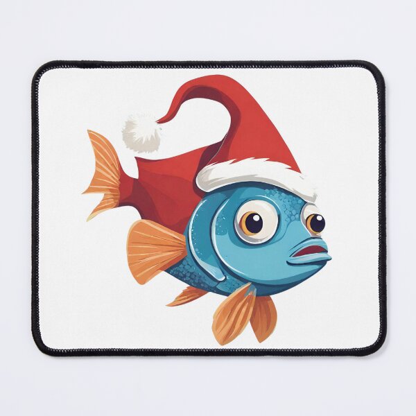 Item preview, Funny Christmas Fish designed and sold by silviaol.
