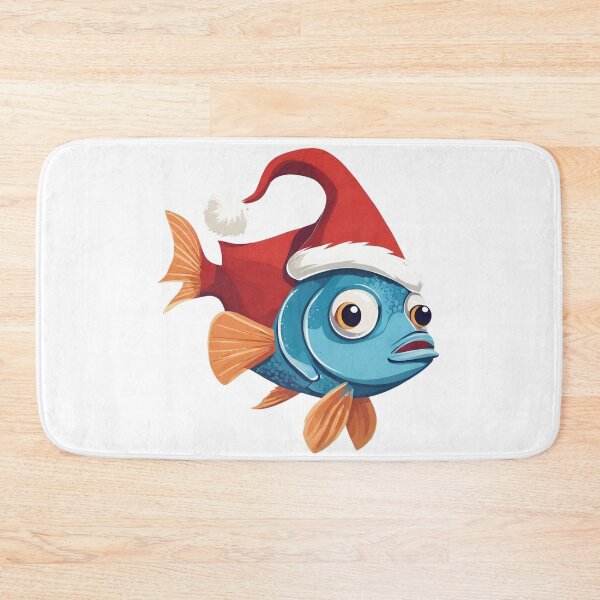 Item preview, Funny Christmas Fish  designed and sold by silviaol.