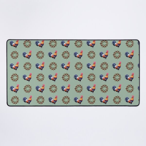 Item preview, Chicken Wreath Christmas Pattern designed and sold by anniemarr.