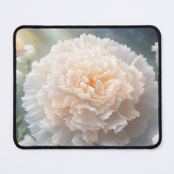 Item preview, White Carnation in a dreamy setting designed and sold by Petalandfur.