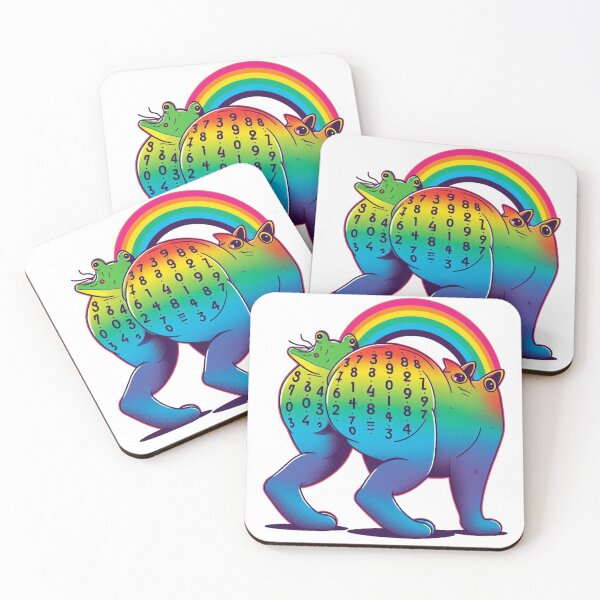 Item preview, Frog butt rainbow abstraction designed and sold by idSVU.