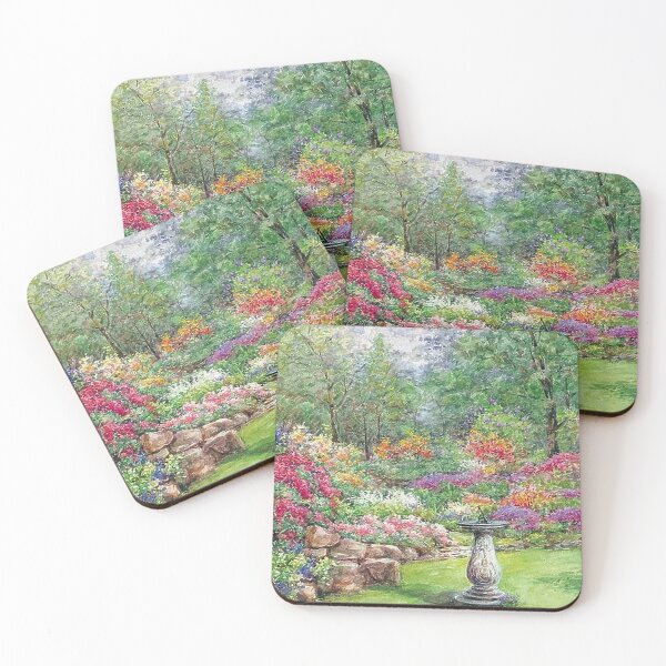 Item preview, Garden with Sundial and Borders designed and sold by tomorrowsart.