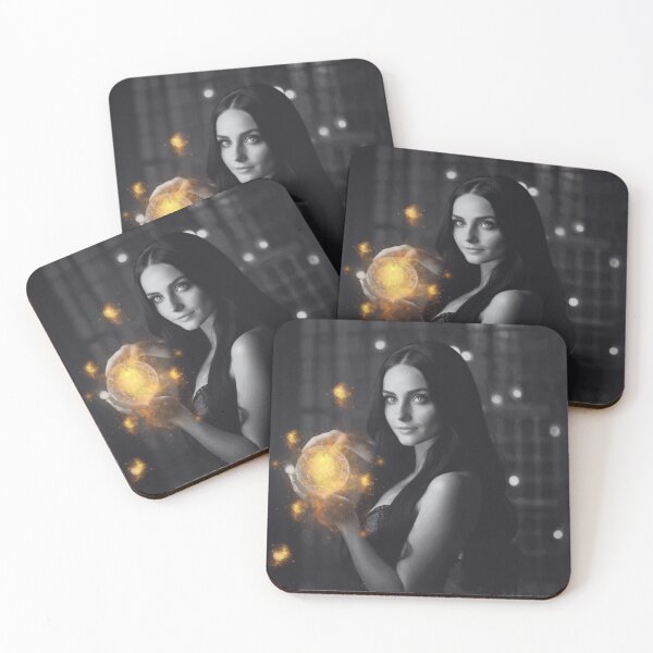 Item preview, "Amber Hues Waking up to Life" Beautiful woman AI-assisted Art  designed and sold by Lunardreams54.