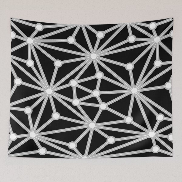 Item preview, Abstract geometric pattern - gray designed and sold by K.S ART.