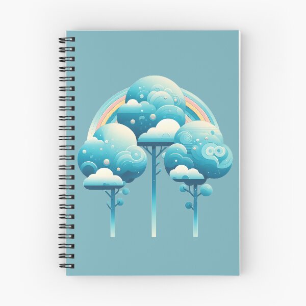Item preview, Rainbow and Clouds, aesthetic illustration art designed and sold by KReasem.