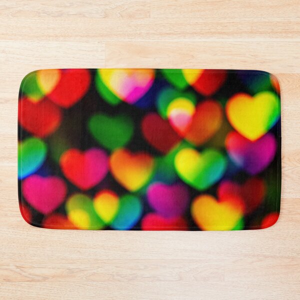 Item preview, Colorful Rainbow Gradient 1, Heart Pattern designed and sold by RAINBOWGLASS.