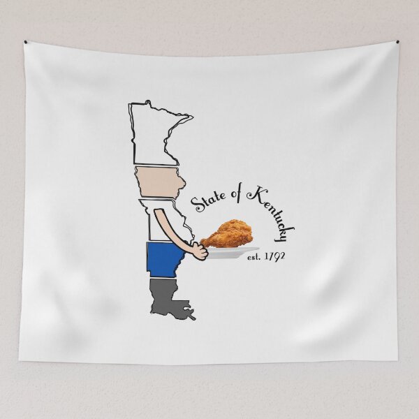 Item preview, Chef serving State of Kentucky designed and sold by 4TeeToo.