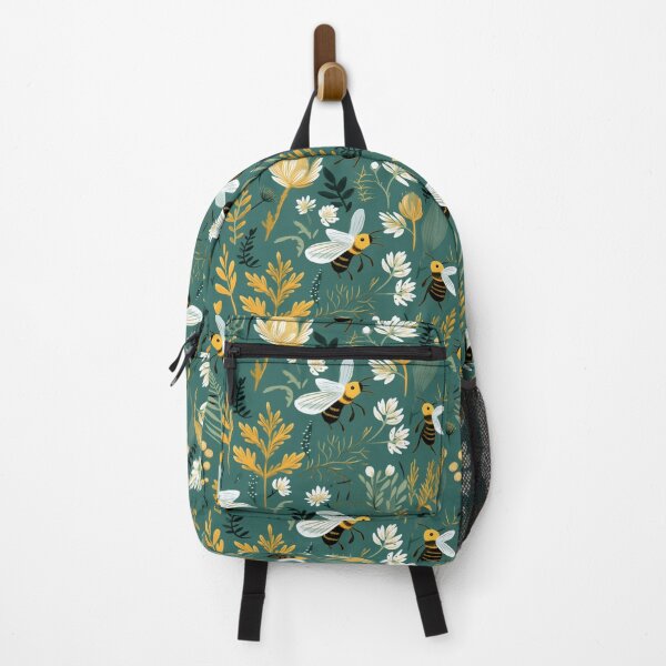 Item preview, Bees in Foliage Pattern designed and sold by Ellimade.
