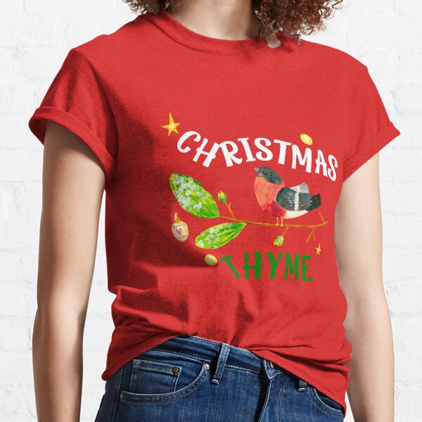 Thyme Maternity Christmas Themed T-Shirt