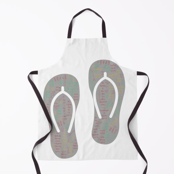 Item preview, Jimmy Buffet Songs Word Cloud Flip Flops designed and sold by dspayne1.