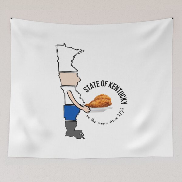 Item preview, State of Kentucky on the menu since 1792 designed and sold by 4TeeToo.