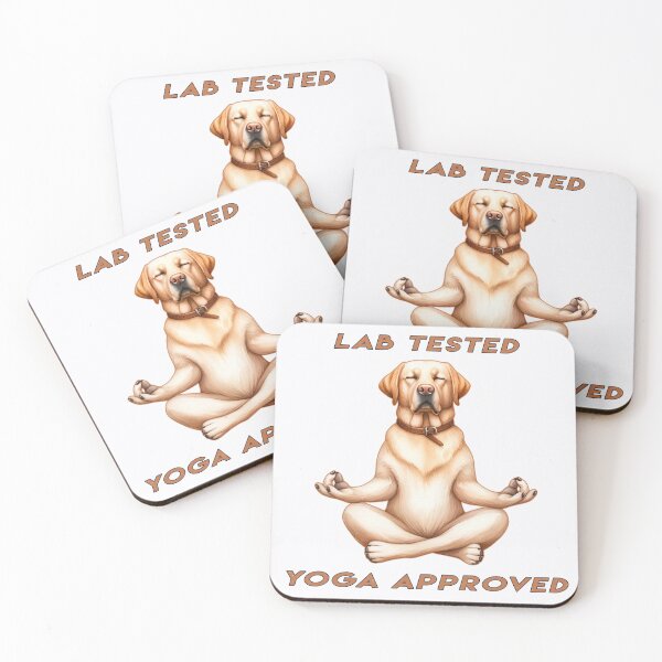 Item preview, Lab Retriever Yoga - Lab Tested, Yoga Approved designed and sold by Mindful-Designs.
