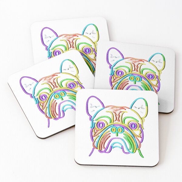 Item preview, Neon bulldog designed and sold by PaulBlueShop.