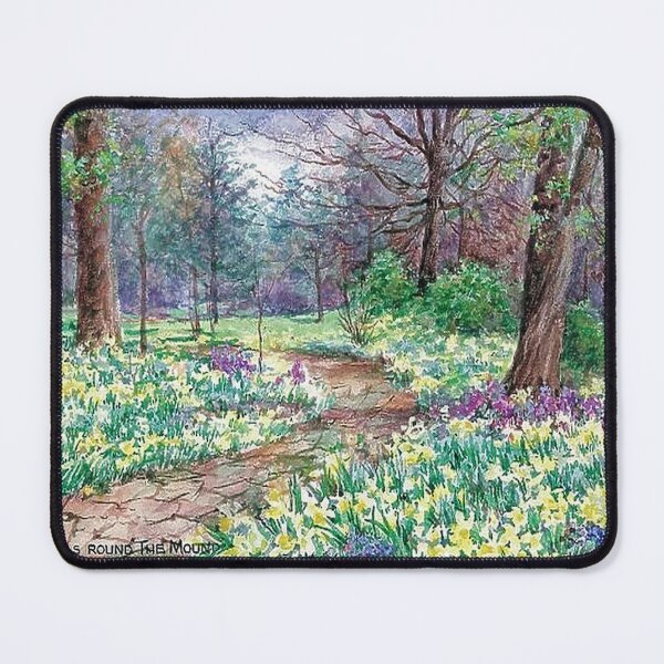 Item preview, Daffodils Round the Mound designed and sold by tomorrowsart.