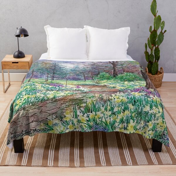 Item preview, Daffodils Round the Mound designed and sold by tomorrowsart.