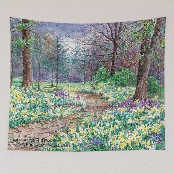 Item preview, Daffodils Round the Mound designed and sold by tomorrowsart.
