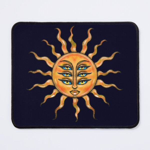 Item preview, Surreal Boho Sun illustration designed and sold by La Loca.