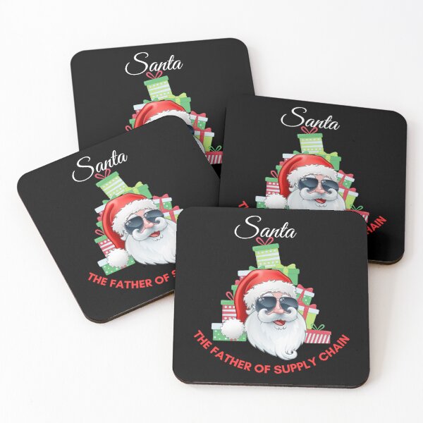 Item preview, Santa, the father and founder of supply chain, supply chain christmas designed and sold by NoetherSym.
