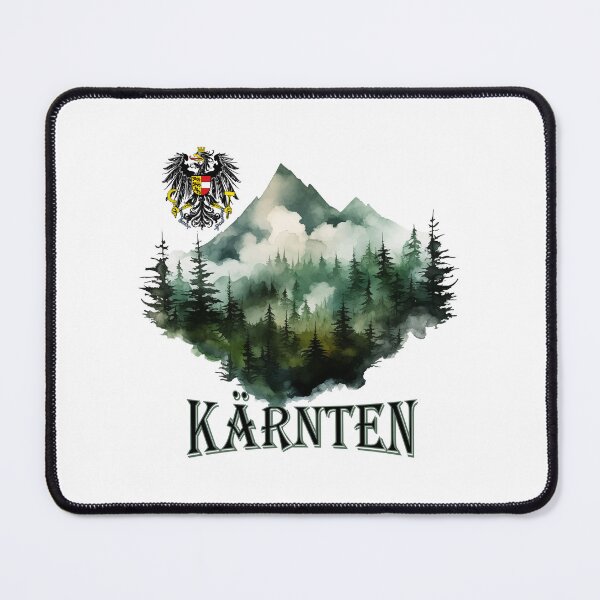 Item preview, Carinthia coat of arms with Austria eagle & mountains designed and sold by Andrea-Design.